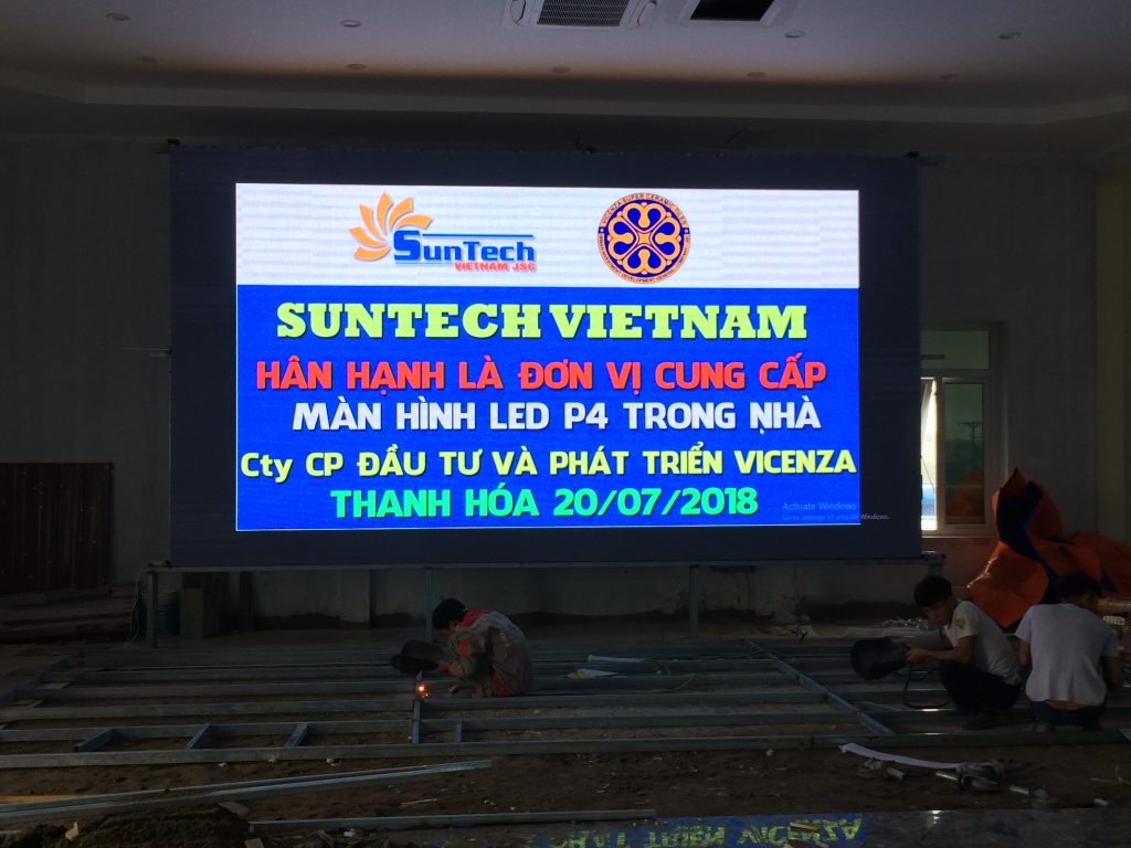 Màn hình LED P4 – VICENZA Thanh Hóa 