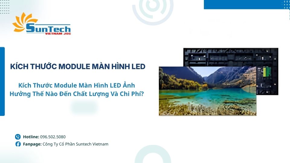 kích thước module màn hình led